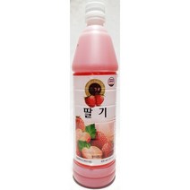 딸기원액(청솔 835ml)X12식자재, 1, 1