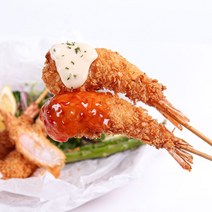 바다몰 향긋한 코코넛 빵가루 새우꼬치 500g (16개입), 단일옵션
