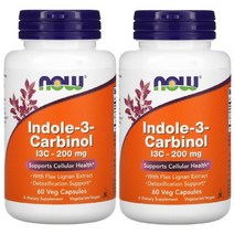나우푸드 인돌3 카르비놀 200mg 60캡슐 X 2통