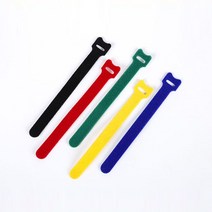 홈데코레 벨크로 케이블타이 일반형 12mm x 200mm 검정, 100개입