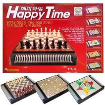 토이스타일 해피타임 7가지 보드게임 체스+윷놀이+장기+다이아몬드 외