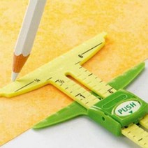미싱 재단자 재봉 눈금자 의류부자재 핸드 미싱 배우기 줄자 원단 직각자, 단품, 단품
