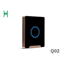 Mifare NFC RFID EM Desfire 카드 리더기 맞춤형 HID(Iclass) 액세스 제어 금속 출력 RS485/RS232 Wie, 02 RS232