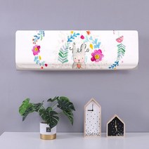삼성 무풍 엘지 휘센 위니아 캐리어 구형 2in1 벽걸이 에어컨 커버 덮개, 토끼