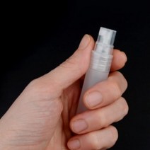 5ml 10ml 휴대용 스프레이 공병 반투명 향수 미스트 리필 소분 용기 통, 사이즈