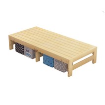 야외 테이블 조립식 평상 DIY 마루 베드 원목 평상, 길이 180 폭 70