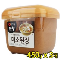 [청정원] 바로장국 미소된장 450g x 3개