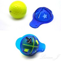 리시안제이 기호표시 골프 볼라이너 골프공라이너 라이너마크