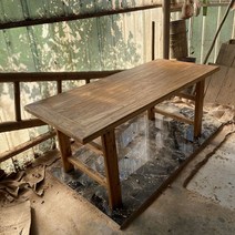 느릅 고재 테이블 빈티지 호텔 오래된나무 상판 원목 카페 버드와이, 01 모으다 _14 테이블 170 80 75 가로 세로