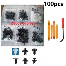 635pcs 자동차 플라스틱 패스너 클립 세트 상자 혼합 자동 바디 푸시 리테이너 핀 리벳 범퍼 도어 트림 패널 패스너 클립 키트, 최대 100개