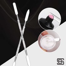 네일 다용도 스테인레스 스파출라 믹싱 네일 왁싱도구 셀프 젤네일 아트 재료 파츠