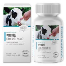 뉴헌드레드 락토페린 더블코팅 6000 120정, 1통(120정)