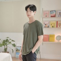남성 남자 반팔티 30수 라운드티 반팔 티셔츠 10color