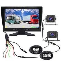대형 캠핑카 카라반 4채널 블랙박스 360도 카메라, 10인치 6채널 모니터링 + 64G 메모리