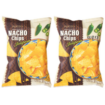 피코크 온더보더 나쵸칩 할라피뇨맛, 100g, 2개, 2개