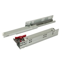 SUNJIN 30kg 댐핑 언더 레일 가구 서랍 슬라이딩 서랍장, 선택01) 댐핑언더레일 250mm