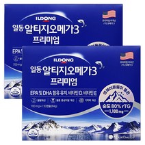 일동제약 알티지오메가3 프리미엄 120캡슐, 2박스