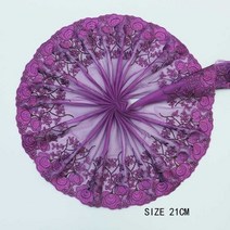 1y mesh ivory fabric venise lace trim 자수 봉제 공예, 스타일 23