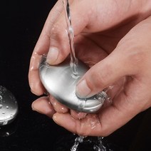 냄세제거 스테인리스 스틸 비누(쇠비누) 생선 마늘 손질후 손냄세 제거 탈취비누, 1개