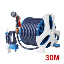 하우스 물주기 고급 릴호스 물분사기 30M 산업용 마당 수도 꼬이지않는 정원 워터릴, 최고급릴호스 30M