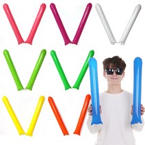 응원 막대 풍선 5세트 응원 도구 용품 체육대회 경기, 연두색