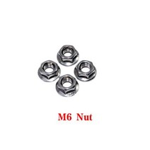 1-4pcs EVE 280AH 310Ah 320Ah M6 구리 버스 바 커넥터 배터리 M6 나사 커넥터 배터리 LiFePO4 CATL 3.2V Lifepo4 배터리, 2pcs-M6 nut