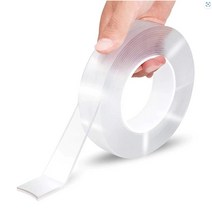 양면테이프 투명테이프 방수테이프 나노테이프 스티커 재사용테이프 내열성 욕실 홈 인테리어 테이프, 0.5M