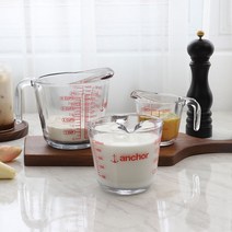 오메가키친 앵커호킹 계량컵 강화유리 내열 비커 250ml 500ml 1L 전자레인지 식기세척가능 OMG, 01.앵커 호킹 계량컵 250ml