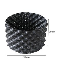 콩나물 키우기 온실 유리 수경재배 만들기 포도 봉지 샤인머스켓 고추 수박 받침대 배 복숭아 왕겨 볏단 끈걸이 과수 지지대 방울토마토뿌리 제어 전파 냄비 식물 뿌리 빠른 성장, 20x30cm