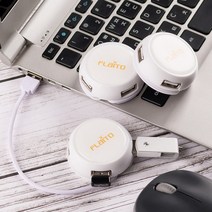 노트북 맥북 데스크탑 컴퓨터 USB 4포트 멀티포트 확장 멀티허브