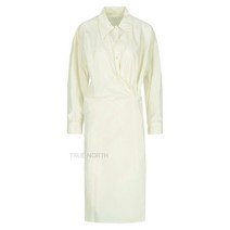 르메르 [르메르] 22SS 여성 DR254 LF588 500 트위스트 셔츠 원피스 드레스 레몬