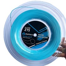테니스리턴볼 테니스트레이너 테니스 솔리테니스 1릴 ZARSIA 1.30mm/1.25mm 테니스 문자열 4G 폴리 에스터, 07 ice blue 1.25mm
