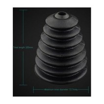 싸이클론 집진기 목공 가정용 페스툴 50-160mm 실용적인 전기 드릴 진공 청소기 Stretchable 베어링 고정 먼지 커버 Pvc 수집기 컵 전동 공구 액세서리, B-black