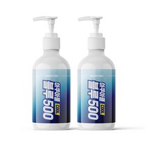 아쿠아쿨 블루 500 스포츠 리커버리 젤, 2개, 500ml