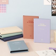 아이코닉 미니 포토북 포토앨범 네컷 사진 보관 접착식 앨범, 브릭핑크