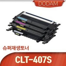 제일컴퍼니 삼성 CLP-325WK 고품질 재생토너 CLT-C407S 4컬러, 검정, 1