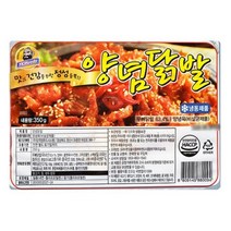 S1 임꺽정 양념닭발 350g 양념이 맛있는 무뼈닭발 x7EAX95ML, 1팩