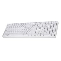 앱코 블루투스 PBT 무접점 게이밍 키보드 55g, KN10BT, 화이트, 일반형