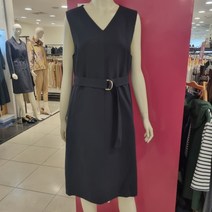 샤트렌 [백화점 인기상품] 여성스러운 무드의 V넥라인 벨트 여성 롱원피스 HCBSOP103