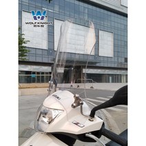 올뉴어드레스125 비전110 고급 5mm 강화 윈드스크린, 45cm(투명)