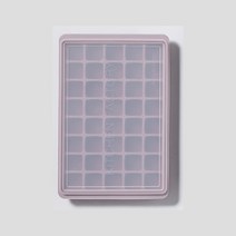 국산 실리콘 얼음틀40구, 올원리빙 실리콘 얼음틀40구 (핑크)