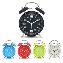 구스 탁상 시끄러운 자명종 알람 시계, 블랙