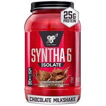 BSN SYNTHA-6 ISOLATE 신타-6 아이솔레이트 딸기 밀크쉐이크맛 1.82kg, 초콜렛 밀크 쉐이크, 24인분(1팩)