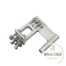 선외기 거치대 보트 엔진 걸이대 알루미늄 샤프트 브래킷 브러시리스 지지 마운트 선박 모델 액세서리용, 01. 실버