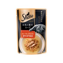 쉬바 수제 수프 참치 닭가슴살 40g 고양이간식, 단품, 단품