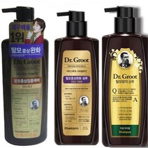상상초월 엘지생활건강 닥터그루트2개 힘없는 모발용 손상된모발 탈모완화샴푸 컨디셔너 지성샴푸, 닥터크루터힘없는모발컨디셔너2개