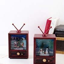 빈티지한 1978 TV 다양한 연출 워터볼 오르골 (2type), 요고다샵2 눈사람
