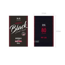 송월타월 검정때밀이80, 혼합 색상, 10개입, 1개
