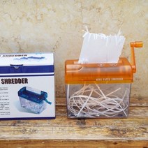 문서세단기 파쇄기 세절기 a6 paper shredder mini multifunctional manual bill office shredder destroyer 폐지 스트립, 또는