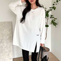 주디앤 여성 루즈핏 롱 티셔츠
